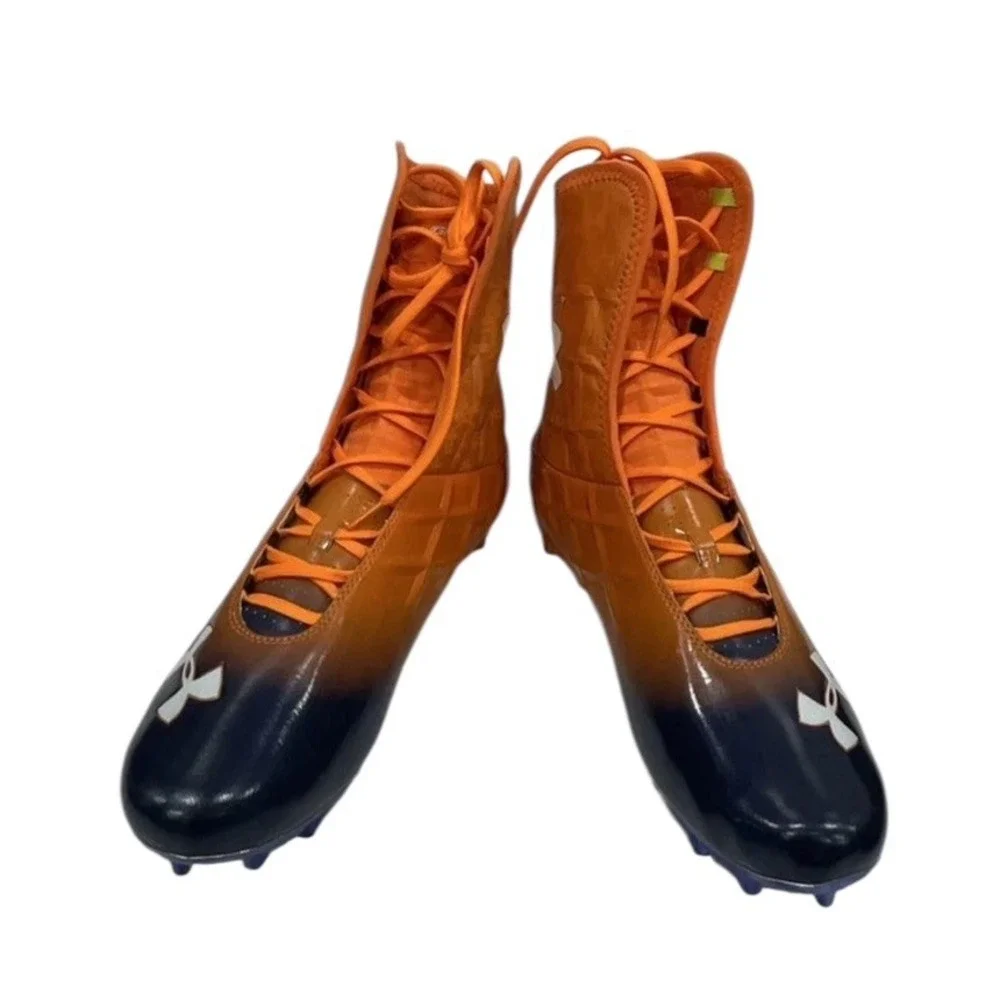🏆 NEW Under Armour Highlight Comp Fit | Rare Orange/Blue | Size‎ 13.5 cleat